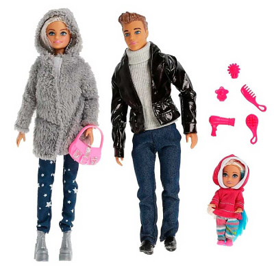 Кукла София 29 см с Алексом и дочкой Карапуз 66502-21-SA-BB 1